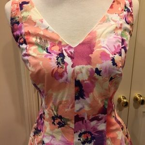 Pink floral Ralph Lauren dress